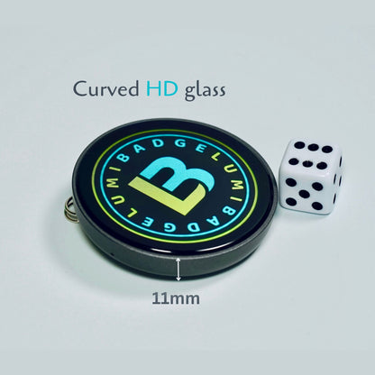 Lumibadge™ Bluetooth LED Badge: Smart Name Tag & Video loop Display