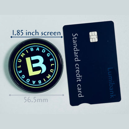 Lumibadge™ Bluetooth LED Badge: Smart Name Tag & Video loop Display