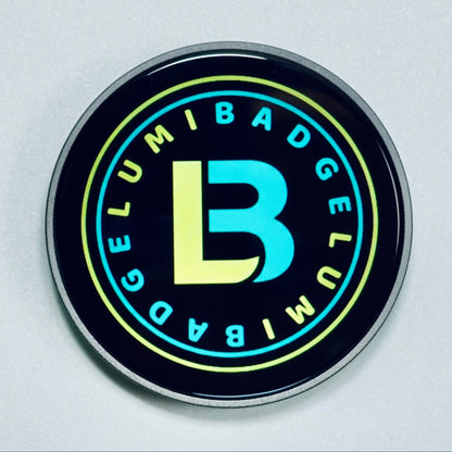 Lumibadge™ Bluetooth LED Badge: Smart Name Tag & Video loop Display