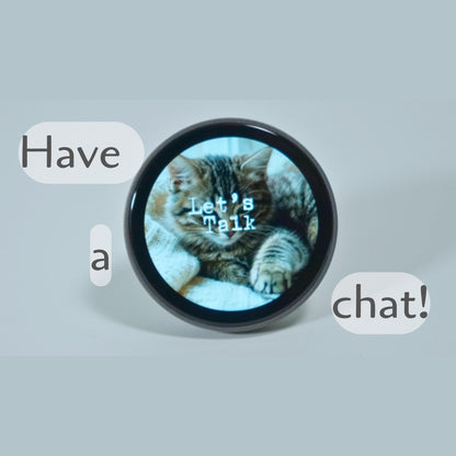 Lumibadge™ Bluetooth LED Badge: Smart Name Tag & Video loop Display