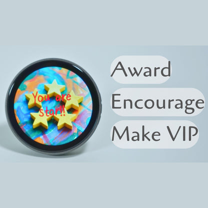 Lumibadge™ Bluetooth LED Badge: Smart Name Tag & Video loop Display
